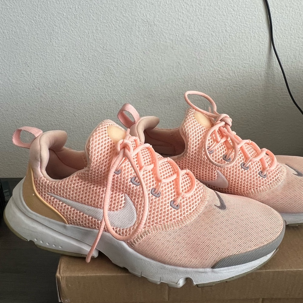 Pink Nike sneakers